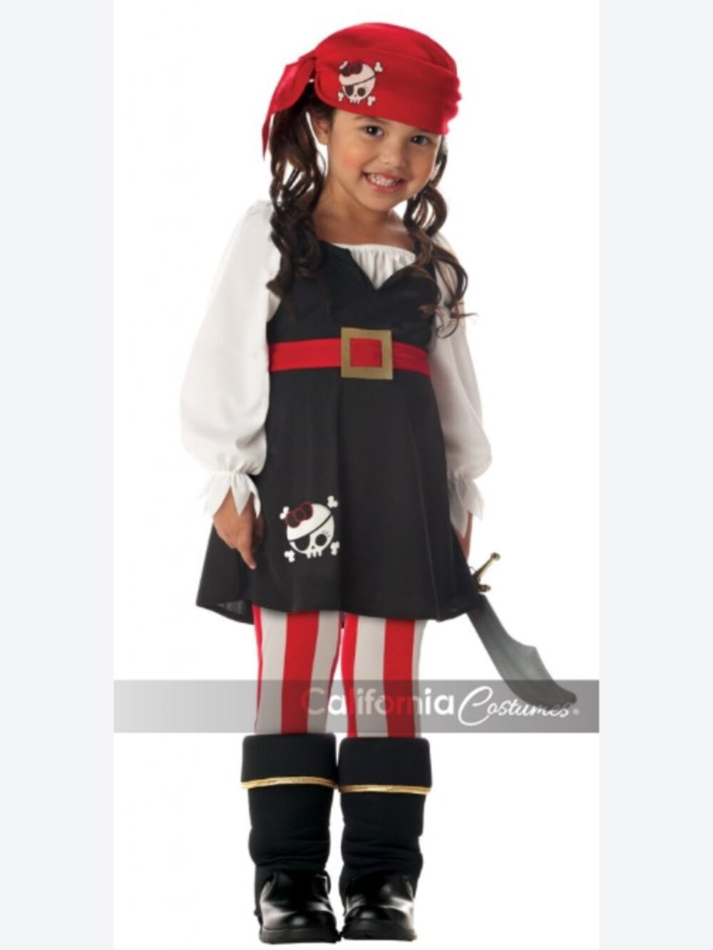 California Costumes Precious Lil Pirate Toddler‎ Halloween Costume M (3-4Y)